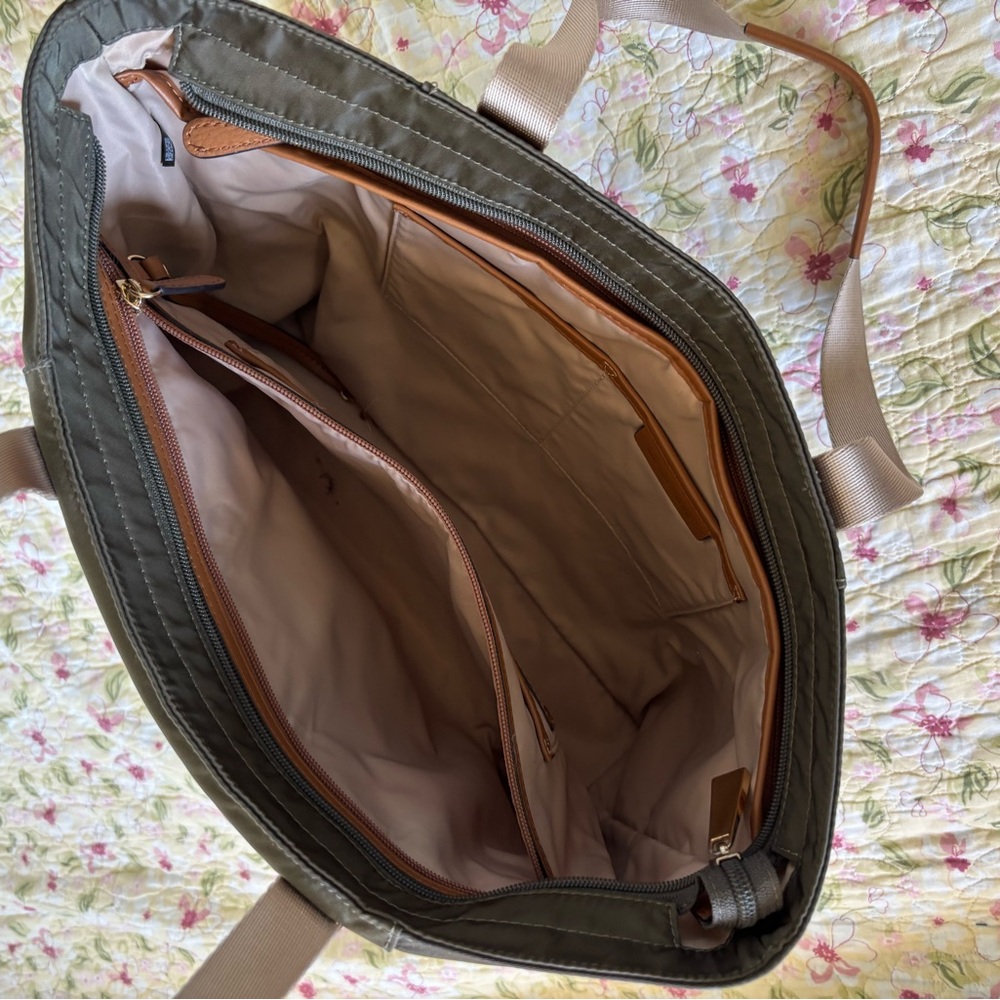 Michael Kors Olive and Tan Men's Backpack  #018 - Picture 12 of 15